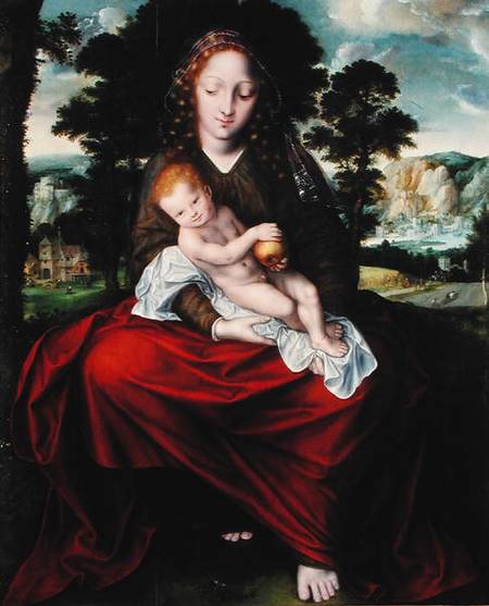 Madonna and Child from Jan Massys or Metsys