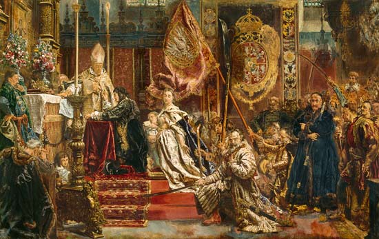 Das Gelöbnis des Königs Johann II. Kasimir von Polen from Jan Matejko
