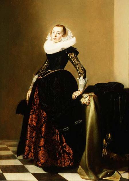 Portrait of a Lady (panel) from Jan Miense Molenaer