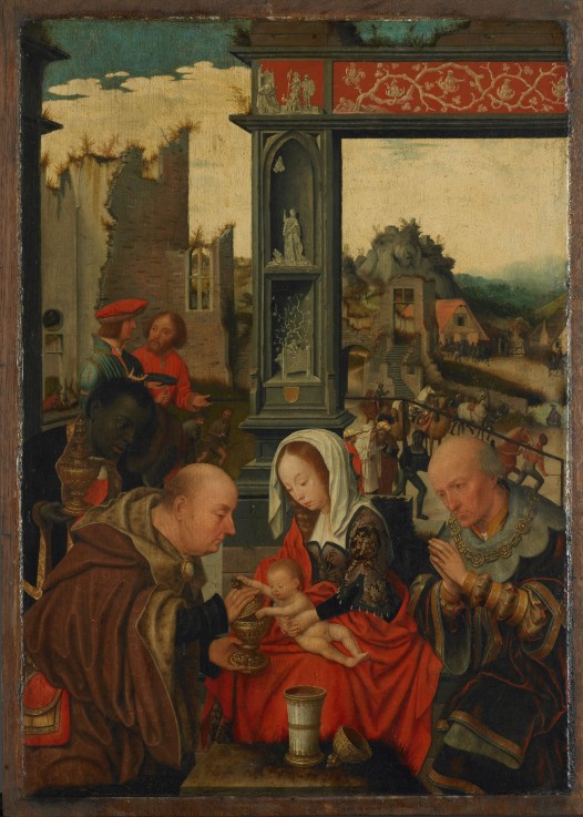 The Adoration of the Magi from Jan Mostaert