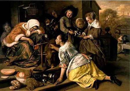 The Effects of Intemperance from Jan Steen