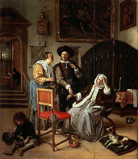 Physician''s Visit, c.1663-65 from Jan Steen