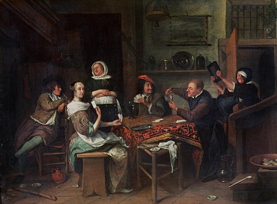 The Card Players from Jan Steen
