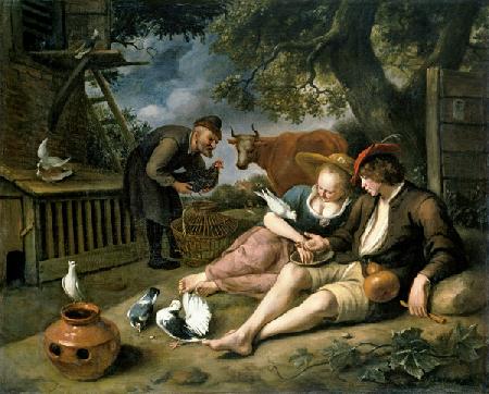 J.Steen, Allegory of Love.