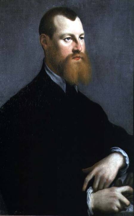 Portrait of a man with a ginger beard from Jan Stephen Calcar