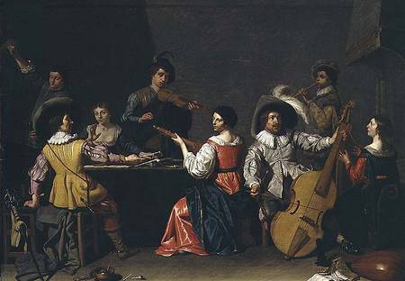 Group of musicians from Jan van Bijlert or Bylert