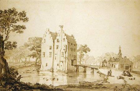 Zuylenburgh Castle (Slot Zuylen) from Jan van der Heyden