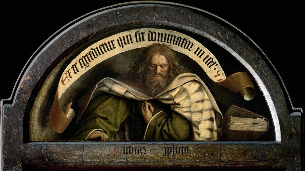 Prophet Micah , van Exck, Ghent Altar from Jan van Eyck