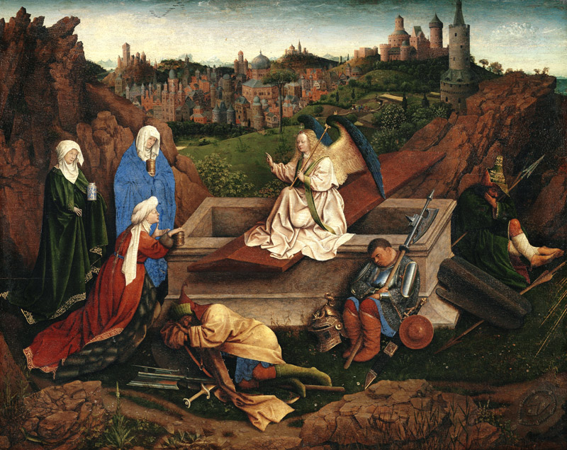 Three Maries at the Grave from Jan van Eyck