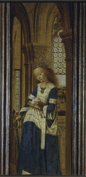 St. Catherine from Jan van Eyck