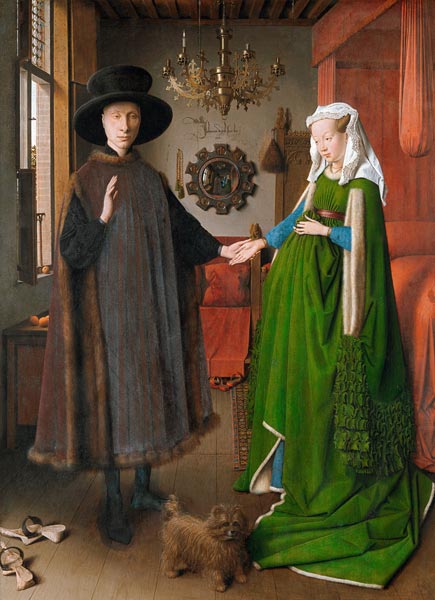 Vermählung des Giovanni Arnolfini from Jan van Eyck