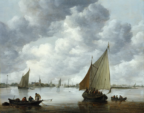 Fishingboat in an Estuary from Jan van Goyen