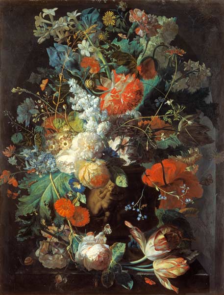 Stilleben mit Blumen from Jan van Huysum