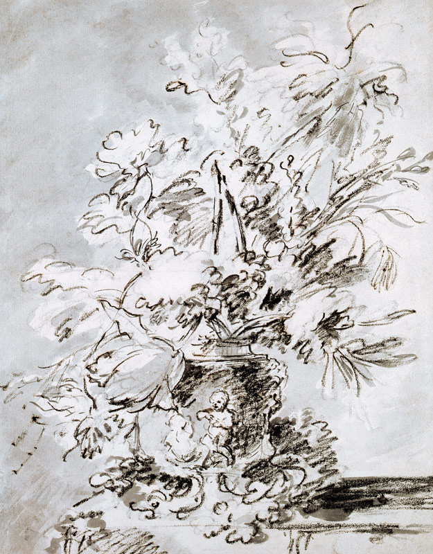 Flowers in an Urn from Jan van Huysum