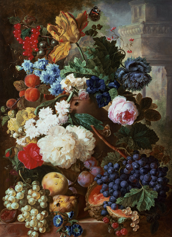 Flowers and Fruit from Jan van Os