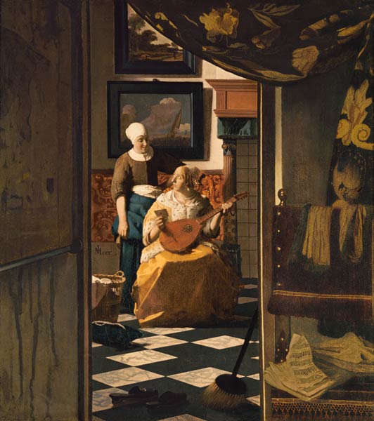 Der Liebesbrief from Jan Vermeer van Delft