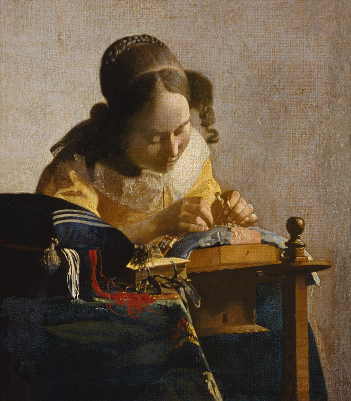 Die Spitzenklöpplerin from Jan Vermeer van Delft