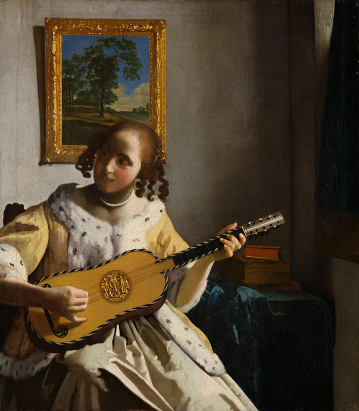 Die Gitarrenspielerin from Jan Vermeer van Delft