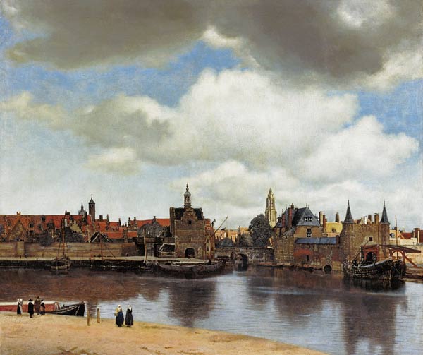 Ansicht von Delft from Jan Vermeer van Delft