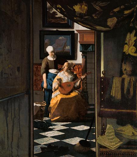 Vermeer/ The love letter / c.1669/70