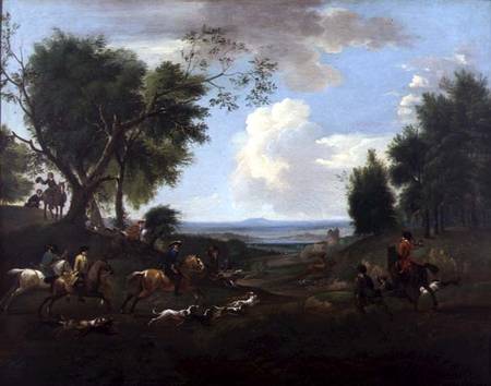 Hunting Scene from Jan Wyck