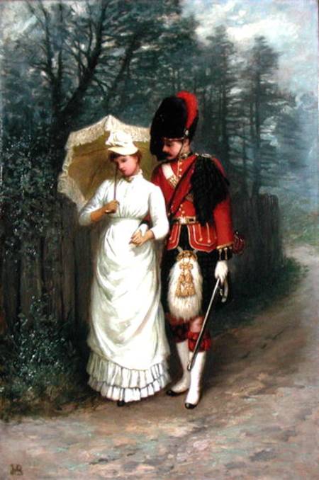 An Officer and His Lady from Jane Maria Bowkett