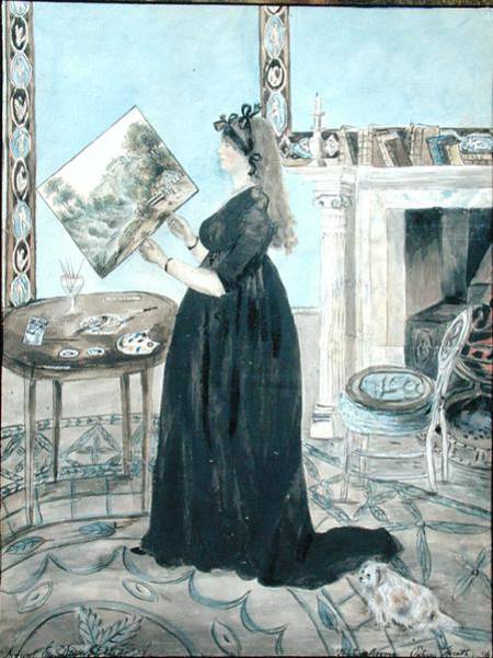 Portrait of Elizabeth Anne Fordyce in the Little Sitting Room at Putney Hill from Jane Maxwell Fordyce