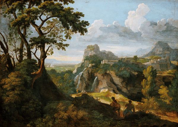 Landscape from Jan Frans van (Orizonte) Bloemen
