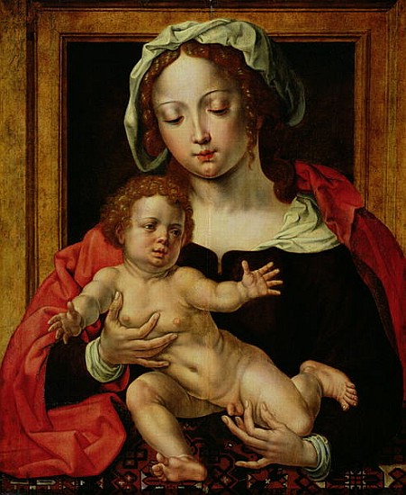 Virgin and Child from Jan (Mabuse) Gossaert