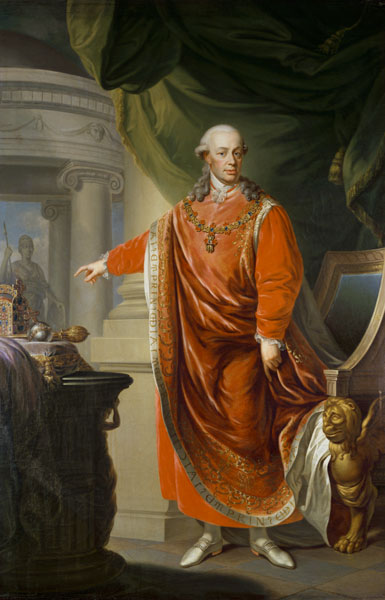Kaiser Leopold II. von Österreich im Toisson-Ornat. from János Donath
