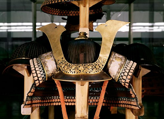 Samurai helmet, mid 14th century from Japanese School
