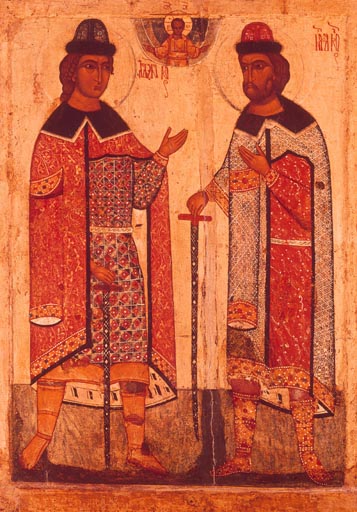 Die Heiligen Boris und Gleb from Jaroslawl