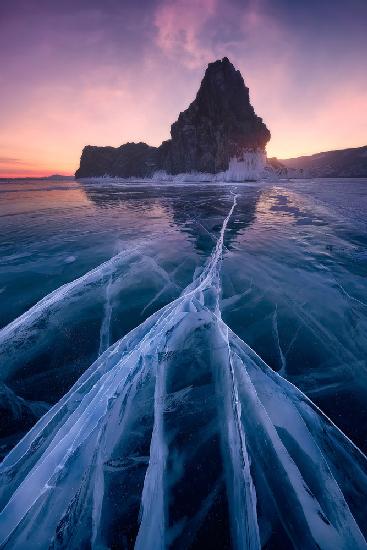 Baikal-Sonnenuntergang