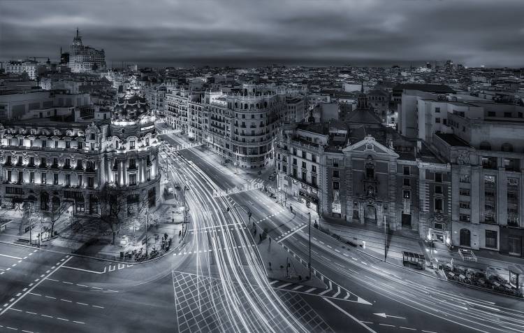 Madrid City Lights from Javier De la
