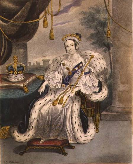Her Majesty the Queen (in coronation robes) from J.C. Wilson
