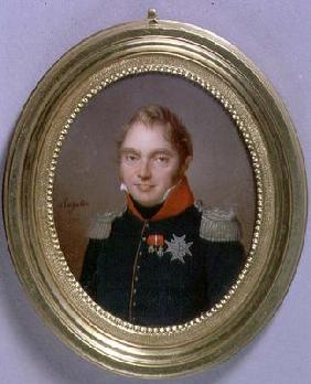 Portrait Miniature of Charles Ferdinand, Duc de Berry (1778-1820) 1814 (w/c on ivory)