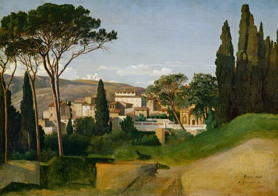 View of a Roman Villa from Jean Achille Benouville