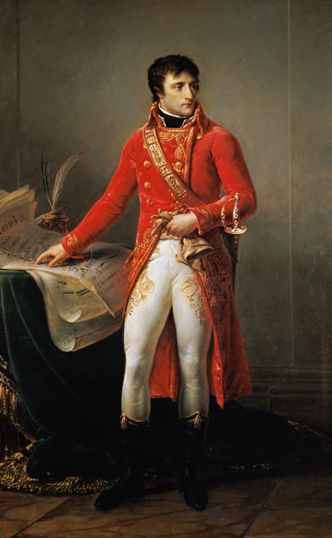 Napoleon Bonaparte / Gem.v.A.J.Gros from Jean-Antoine Gros
