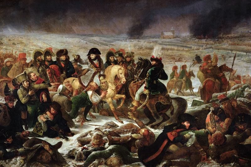 Napoleon auf dem Schlachtfeld von Preußisch-Eylau from Jean-Antoine Gros