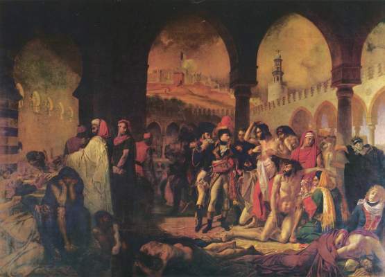 Bonaparte bei den Pestkranken von Jaffa from Jean-Antoine Gros