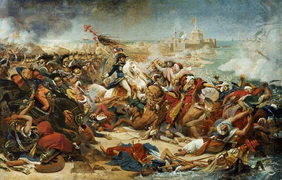 Die Schlacht von Abukir from Jean-Antoine Gros