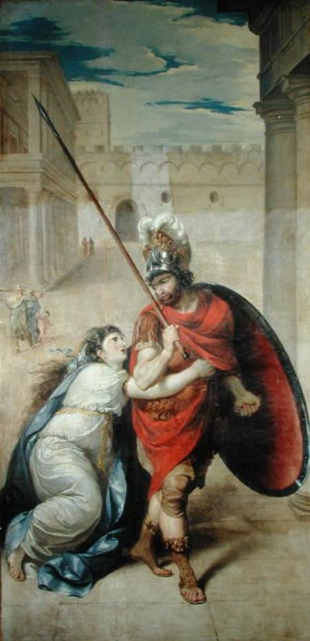Hector's Farewell to Andromache from Jean Antoine Julien de Parme