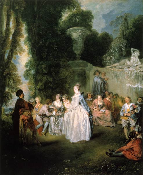 Venezianisches Fest from Jean-Antoine Watteau