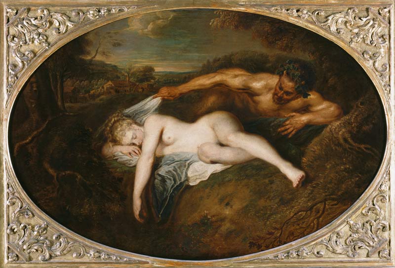 Jupiter und Antiope from Jean-Antoine Watteau