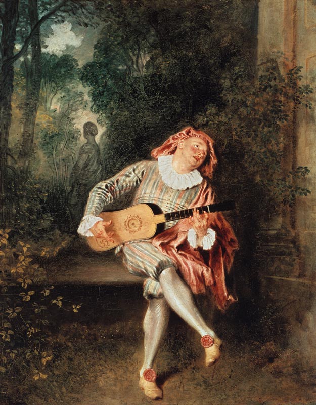 Watteau / Mezzetin / c. 1718/19 from Jean-Antoine Watteau