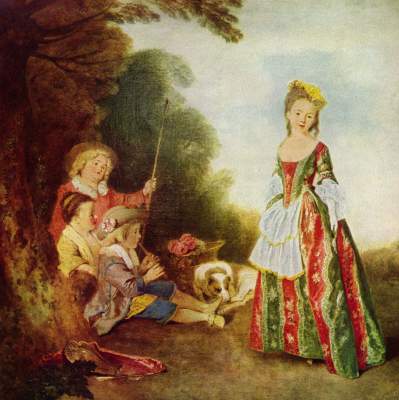 Der Tanz from Jean-Antoine Watteau