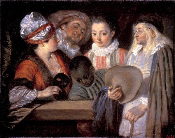 Watteau / Return from the Ball from Jean-Antoine Watteau