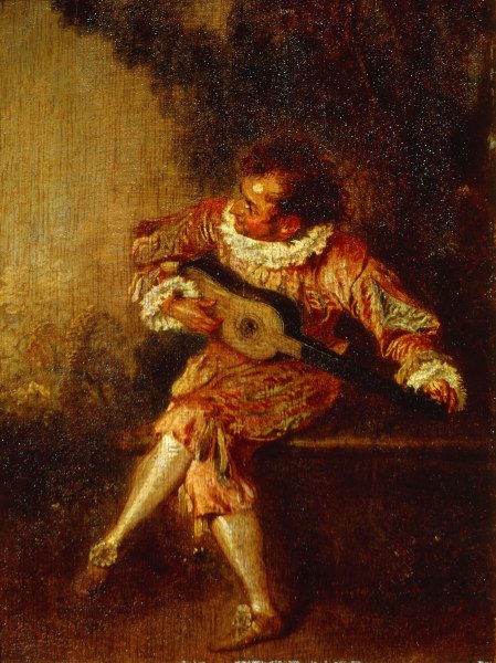 Watteau / The Serenader / 1715 from Jean-Antoine Watteau