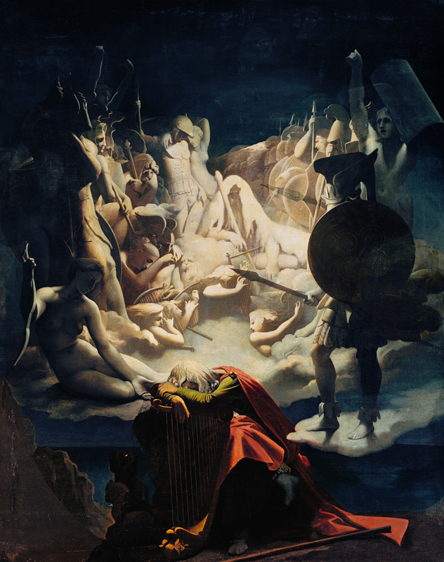 Der Traum des Ossian from Jean Auguste Dominique Ingres