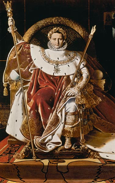 Napoleon I. from Jean Auguste Dominique Ingres